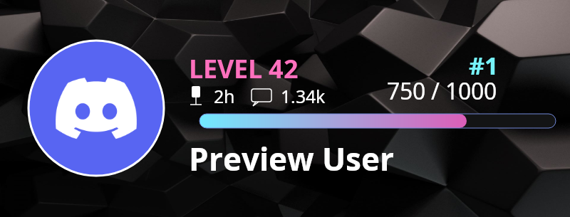 Rank Card Example